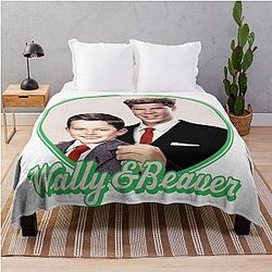 Wally and Leave It To Beaver Throw Blanket