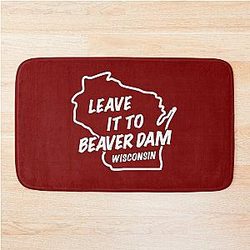 Leave it to Beaver Dam Wisconsin Bath Mat