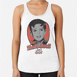 Leave It Beaver Essential Racerback Tank Top
