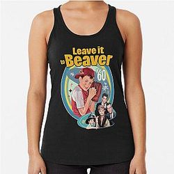 Leave it to beaver Fans Racerback Tank Top