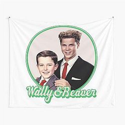 Wally and Leave It to Beaver Tapestry