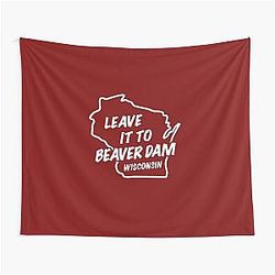 Leave it Beaver Dam Wisconsin Tapestry