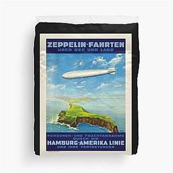 Zeppelin Fahrten Duvet Cover