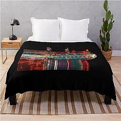 Guitar Zeppelin Throw Blanket