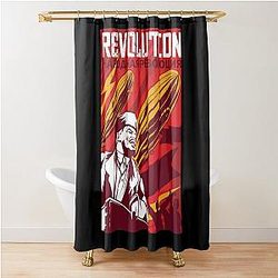 Revolution Zeppelin Shower Curtain