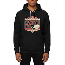 Led Zeppelin Hoodie Bold Red Artwork
