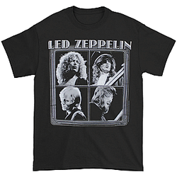 Four Panel Band Portrait LA 1004 Led Zeppelin T-Shirts