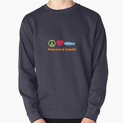 Peace Love & Zeppelin Pullover Sweatshirt