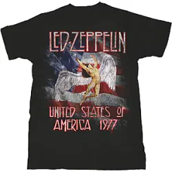 USA Tour 1977 LA0607 Led Zeppelin T-Shirts