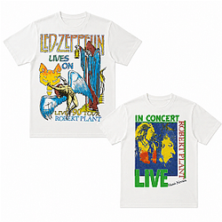 Lives On Concert  PTTT1407  Led Zeppelin T-Shirts
