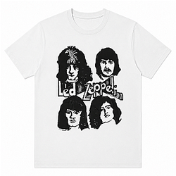 Punk Rock Band Style PTTT1407  Led Zeppelin T-Shirts
