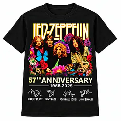 56th Anniversary DTNK2210 Led Zeppelin T-Shirts