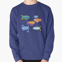 zeppelin stickers Pullover Sweatshirt