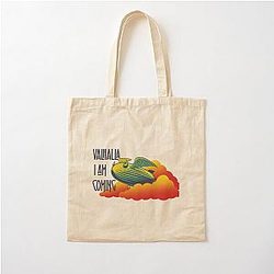 Valhalia I Am Coming Zeppelin Cotton Tote Bag