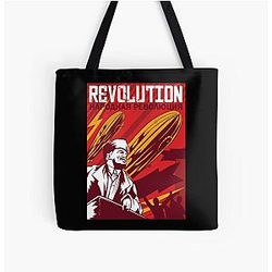 Revolution Zeppelin All Over Print Tote Bag