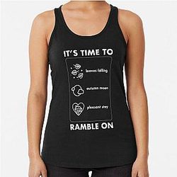 Ramble On Zeppelin Racerback Tank Top