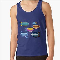 zeppelin stickers Tank Top