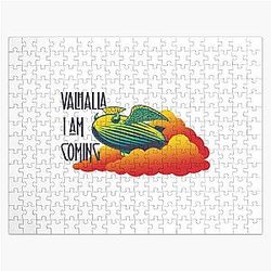 Valhalia I Am Coming Zeppelin Jigsaw Puzzle