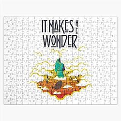 It Makes Me Wonder Zeppelin Jigsaw Puzzle