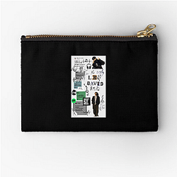 Lee David is known for his intense performances Lee David Zipper Pouches