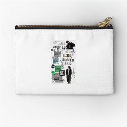 Lee David is known for his intense performances Lee David Zipper Pouches