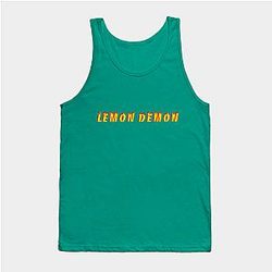 Lemon Demon Tank Tops - Lemon Demon- Word- Flames- Rock Tank Top TP3018