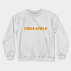 Lemon Demon Sweatshirts - Lemon Demon- Word- Flames- Rock Sweatshirt TP3010