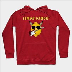 Lemon Demon Hoodies - Lemon Demon Rock 'n' Roll Flames  Hoodie TP3010