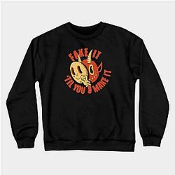 Lemon Demon Sweatshirts - Fake It 'Til You Make It Sweatshirt TP3010