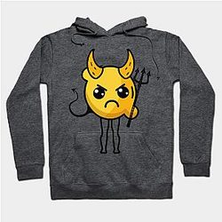 Lemon Demon Hoodies - Cute Angry Devil Lemon Demon Hoodie TP3010