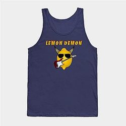 Lemon Demon Tank Tops - Lemon Demon- Rock 'n' Roll- Flames Tank Top TP3014
