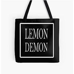 Lemon Demon Bags - Simple Art Print With Love All Over Print Tote Bag