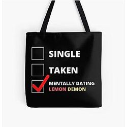 Lemon Demon Bags - Lemon Demon Relationship All Over Print Tote Bag