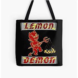 Lemon Demon Bags - Lemon Demon Steels The Lemons All Over Print Tote Bag