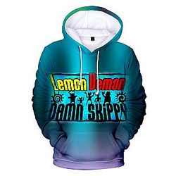 Lemon Demon Hoodies - 3D Damn Skippy Album Edition