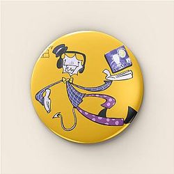 Lemon Demon - Surreal Faces and Hyper Imagination Lemon Demon Pins