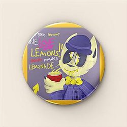 Lemon Demon - Quirky Creatures and Oddball Energy Lemon Demon Pins