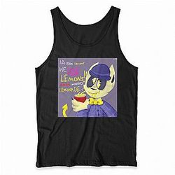 Lemon Demon - Quirky Creatures and Oddball Energy Lemon Demon Tank Tops
