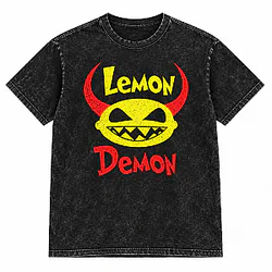 Bright Logo PTTT410 Washed  Lemon Demon T-Shirts