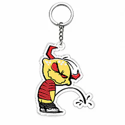 Piss Boy Enamel PTTT410  Lemon Demon Keychains