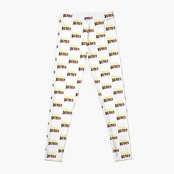Lemon Demon Leggings - Lemon Demon Fun Typography Design Leggings