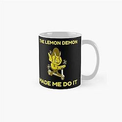 Lemon Demon Mugs - The Lemon Demon Made Me Do It Classic Mug