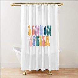 Lennon Stella Vibes Shower Curtain