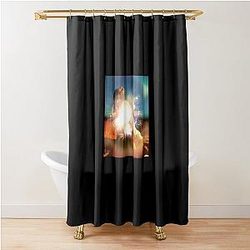 Lennon Stella Fancy Single Cover Art Shower Curtain
