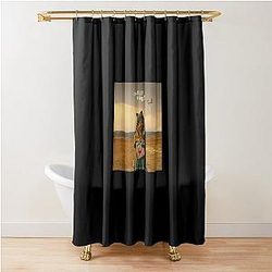 Lennon Stella Single Bubble Cover Art Shower Curtain