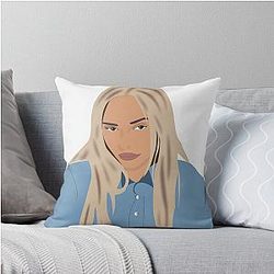 Lennon Stella Drawing Throw Pillow