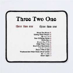 three. lennon stella mouse pad