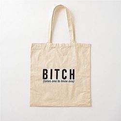 Bitch Lennon Stella Cotton Tote Bag