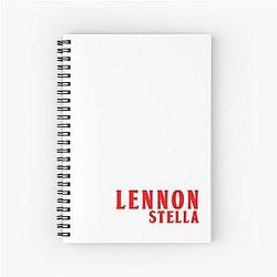 Lennon Stella Beatles Spiral Notebook