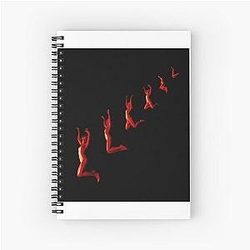 Lennon Stella Golf On TV Single Cover Art Spiral Notebook